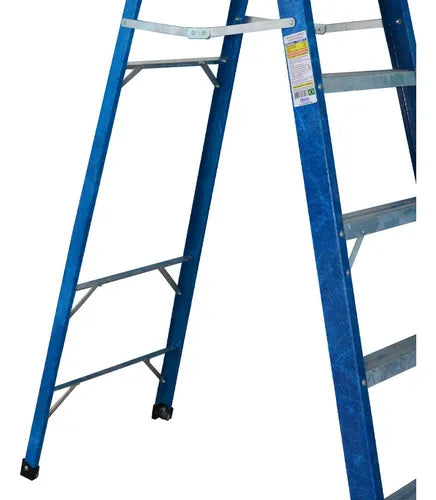 Escada De Fibra De Vidro 7 Degraus 2,10 M