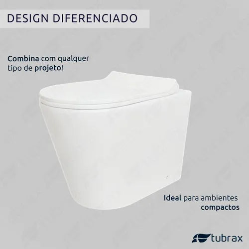 Sanitário Vaso Convencional Redondo Tubrax Cor Branco
