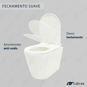 Sanitário Vaso Convencional Redondo Tubrax Cor Branco