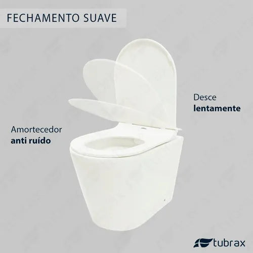 Sanitário Vaso Convencional Redondo Tubrax Cor Branco