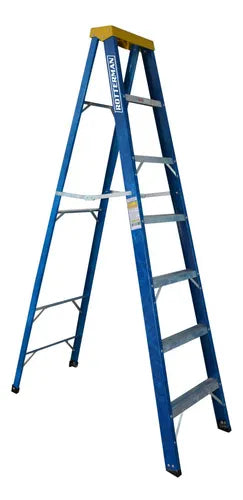 Escada De Fibra De Vidro 7 Degraus 2,10 M