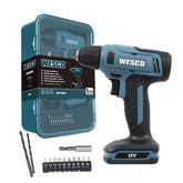 Furadeira e Parafusadeira a Bateria Wesco com Carregador e Acessórios 12V 3/8" WS2550K Bivolt